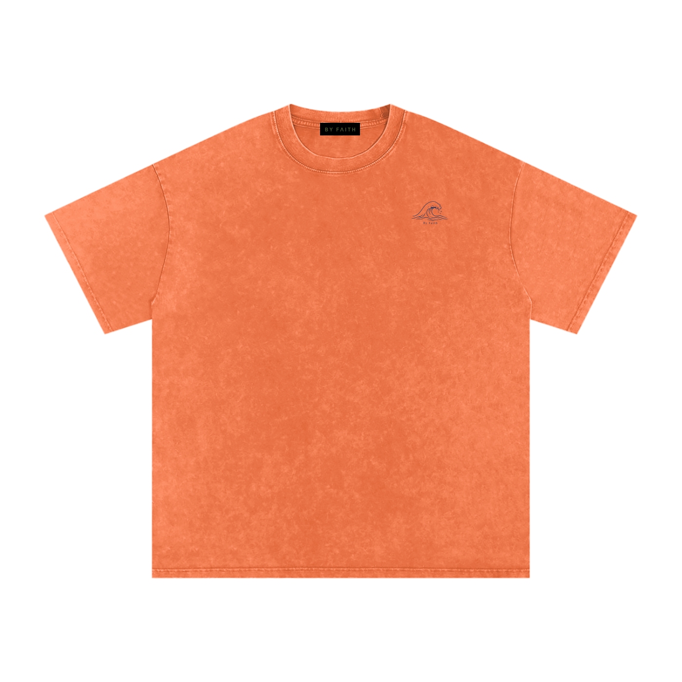 Sunset Snow Washed Oversized Cotton T-Shirt