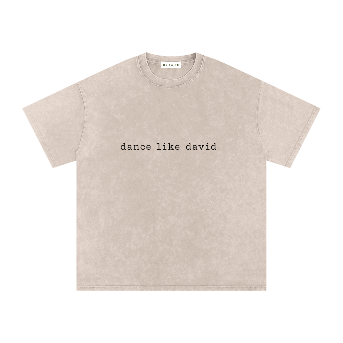 By Faith “Dance Like David” Oversized Cotton T-Shirt