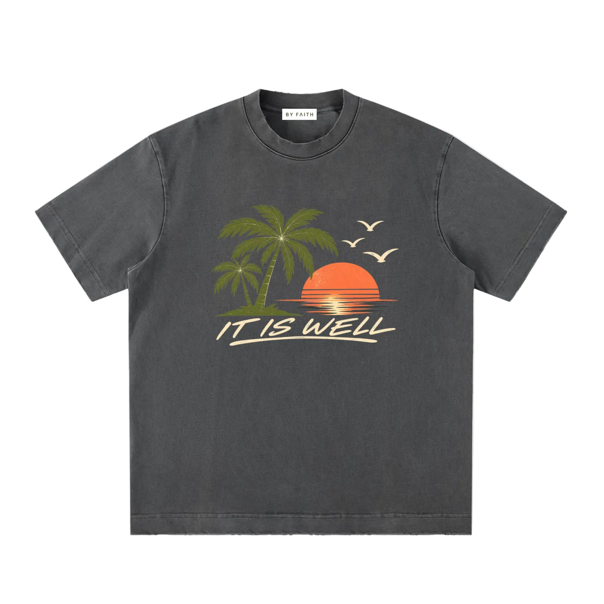 Retro “It Is Well” Tee