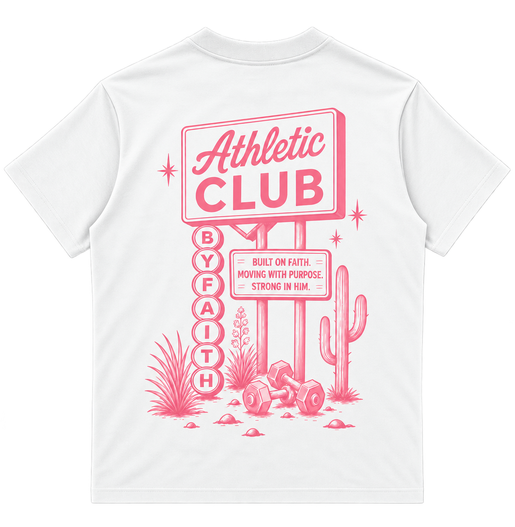 By Faith Athletic Club Goes Western Welcome Sign Tee