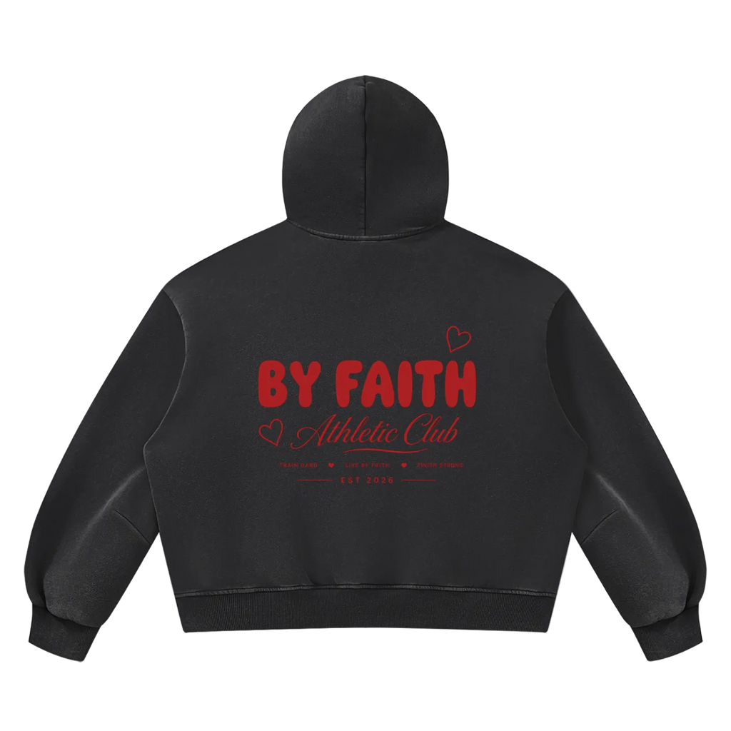 Athletic Club “Love” Boxy Hoodie