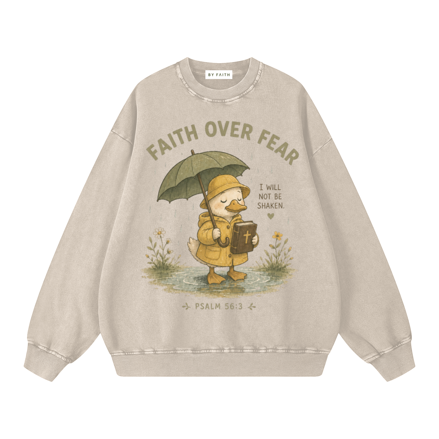 Rainy Duck Oversized Sweatshirt