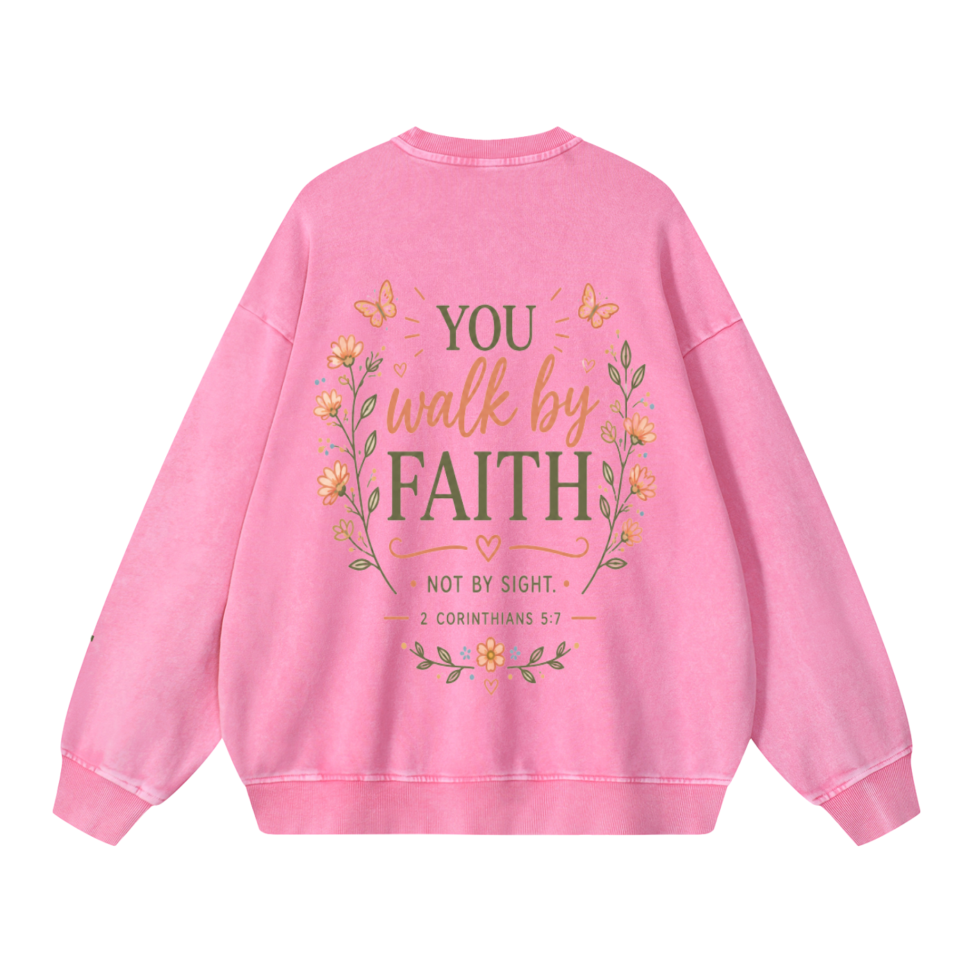 Walk By Faith Oversized Sweatshirt