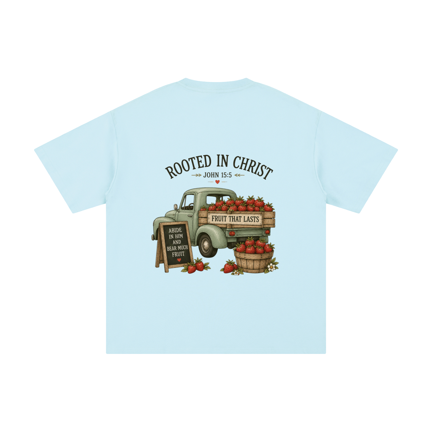 Rooted In Christ Pure Cotton T-Shirt
