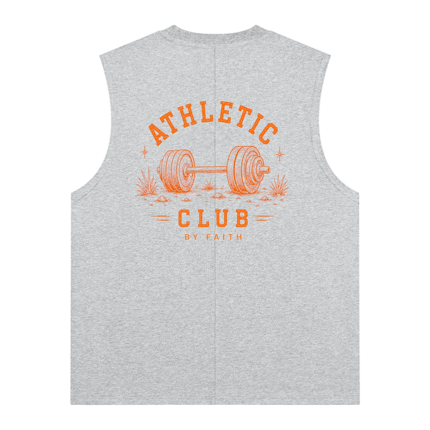 By Faith Athletic Club Goes Western Men’s Heavy Lifting Tank