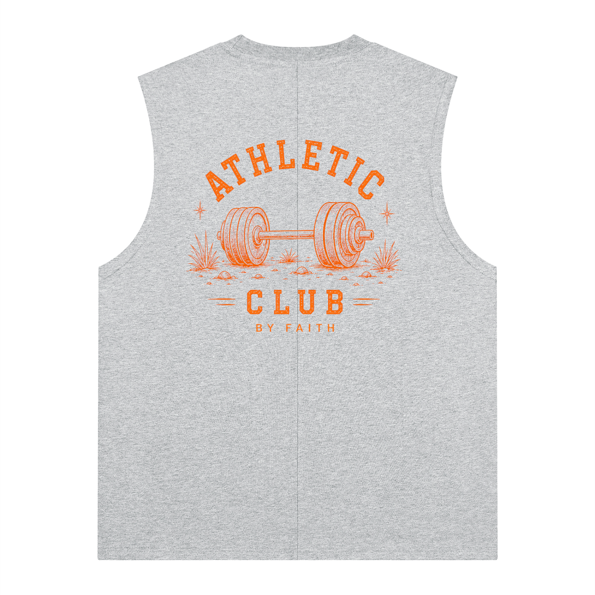 By Faith Athletic Club Goes Western Men’s Heavy Lifting Tank