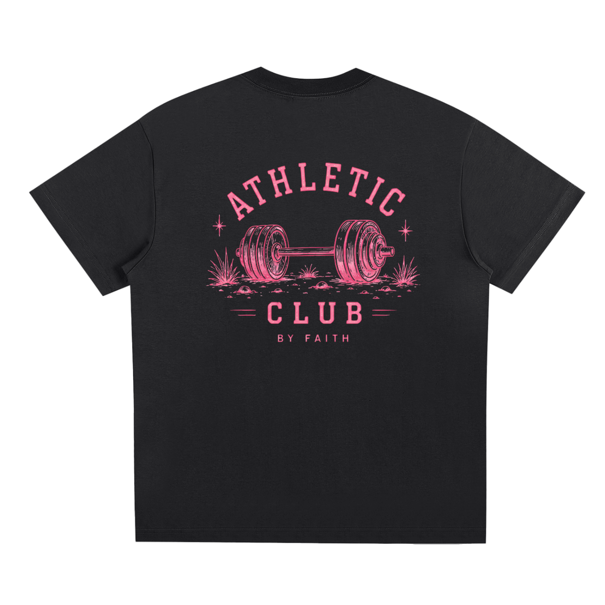 By Faith Athletic Club Goes Western Heavy Lifter Tee