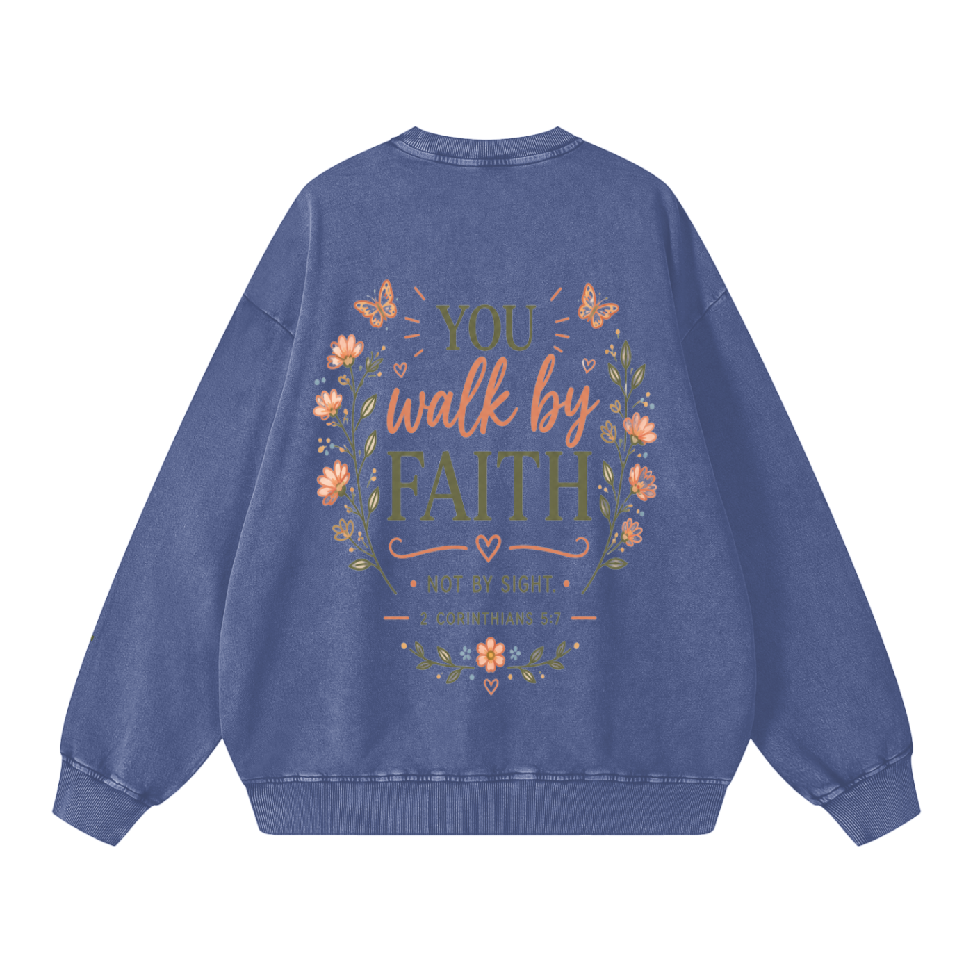 Walk By Faith Oversized Sweatshirt