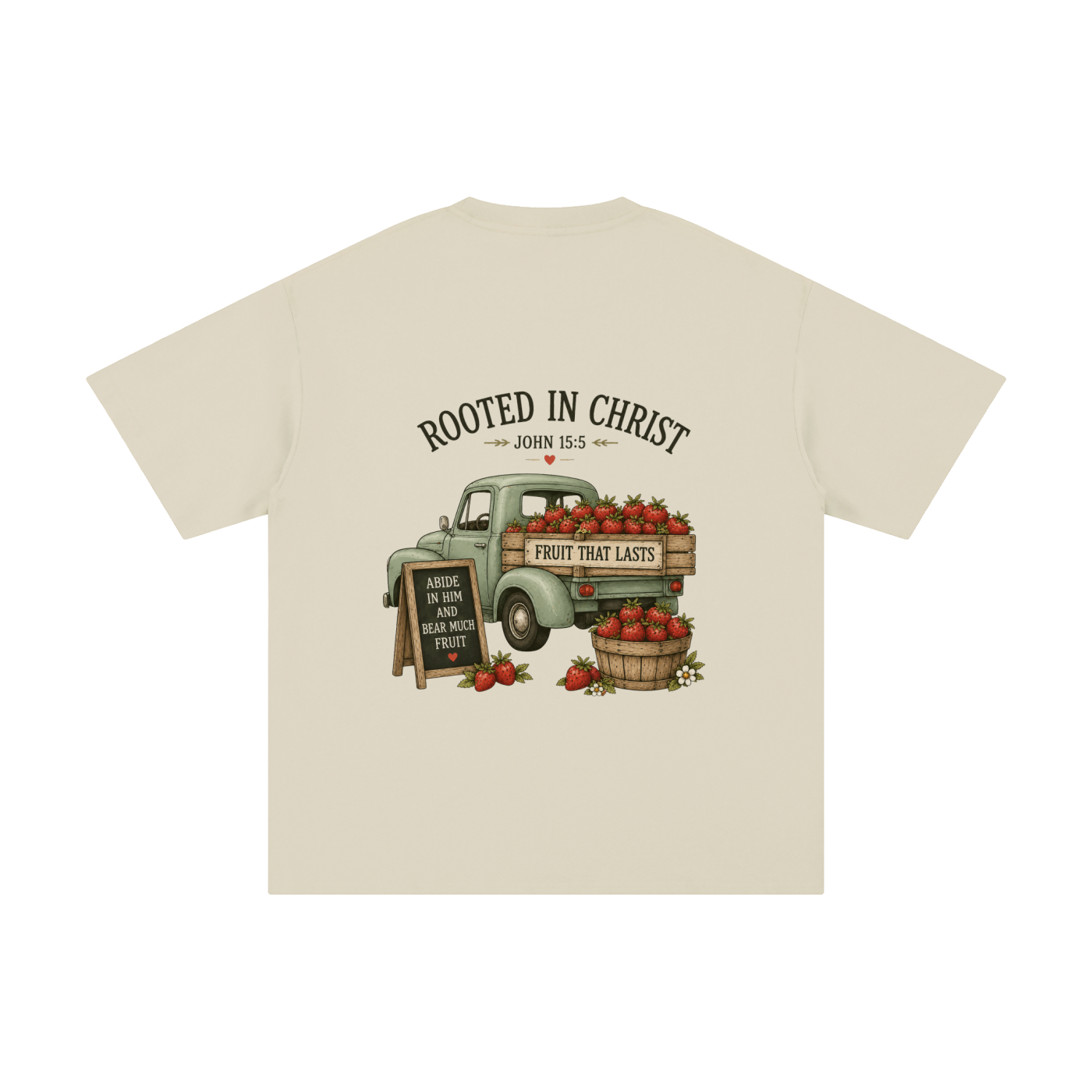Rooted In Christ Pure Cotton T-Shirt