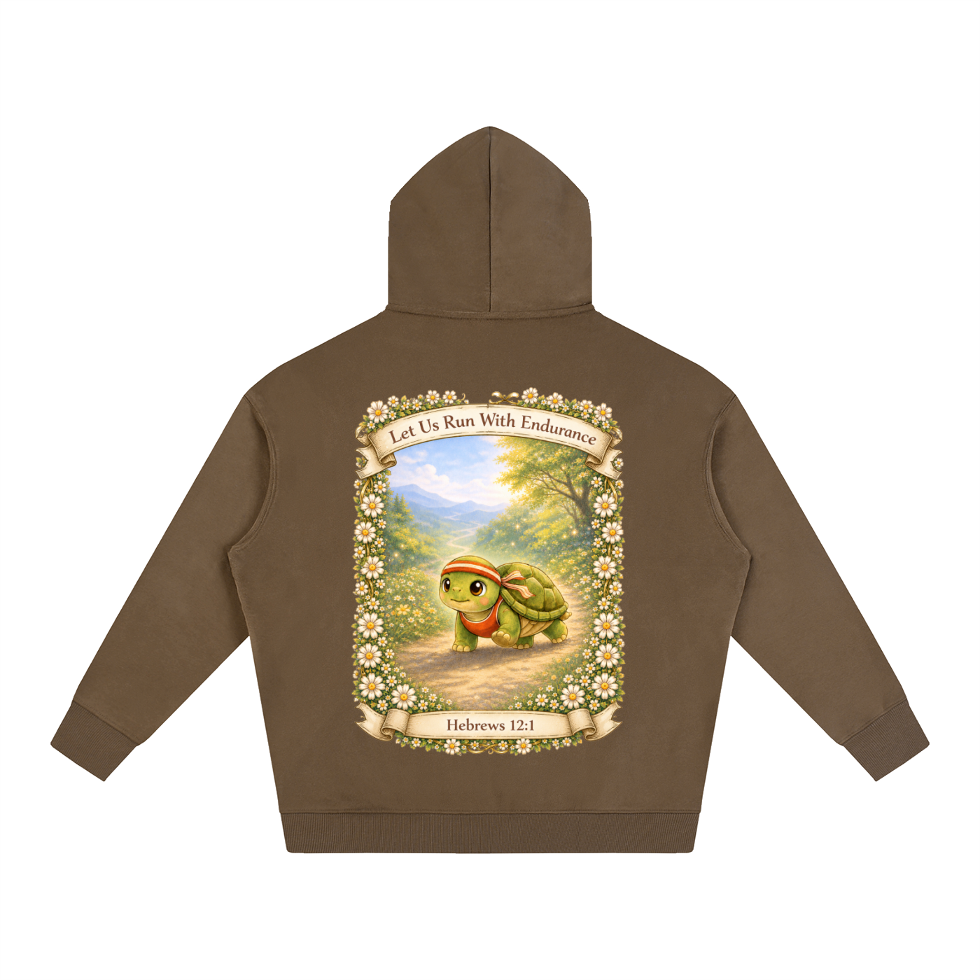 Storybook Turtle premium Oversize Fleeced Hoodie