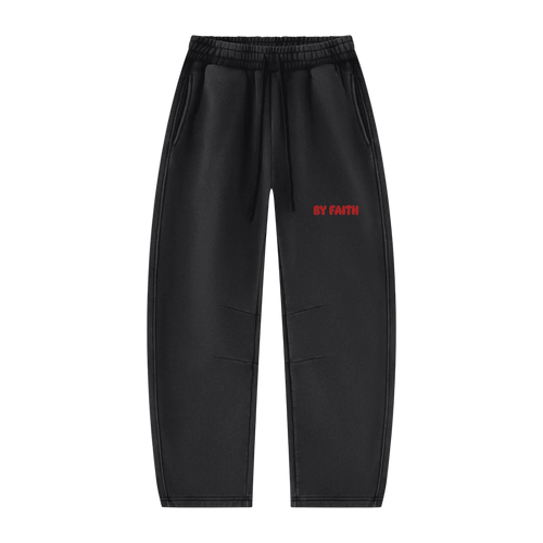 Athletic Club “Love” Barrel Leg Sweatpants