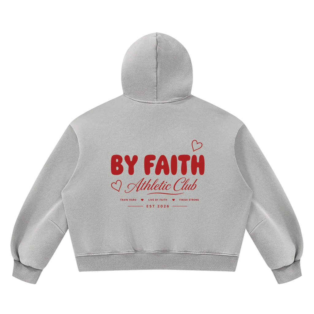 Athletic Club “Love” Boxy Hoodie