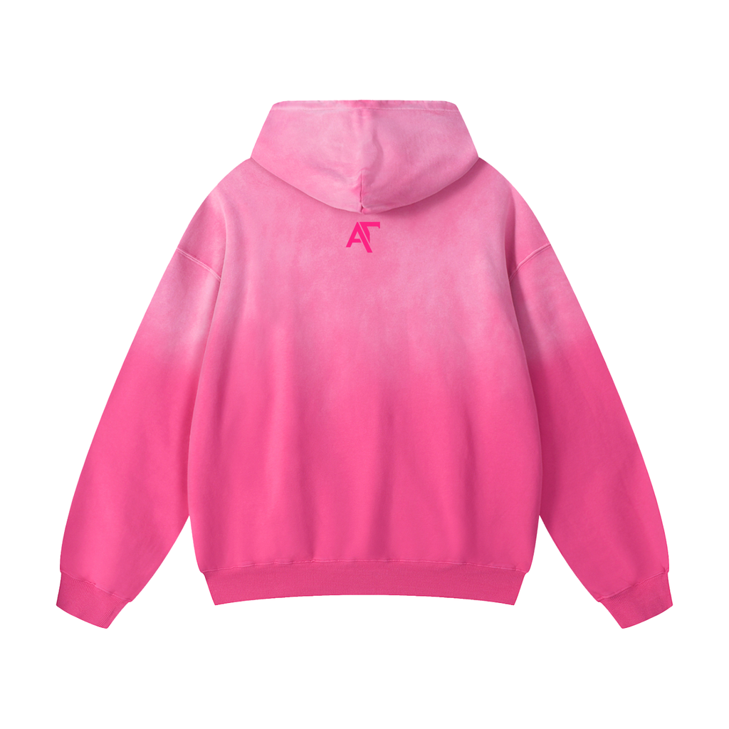 Set Apart Co. Script Hoodie - Hot Pink