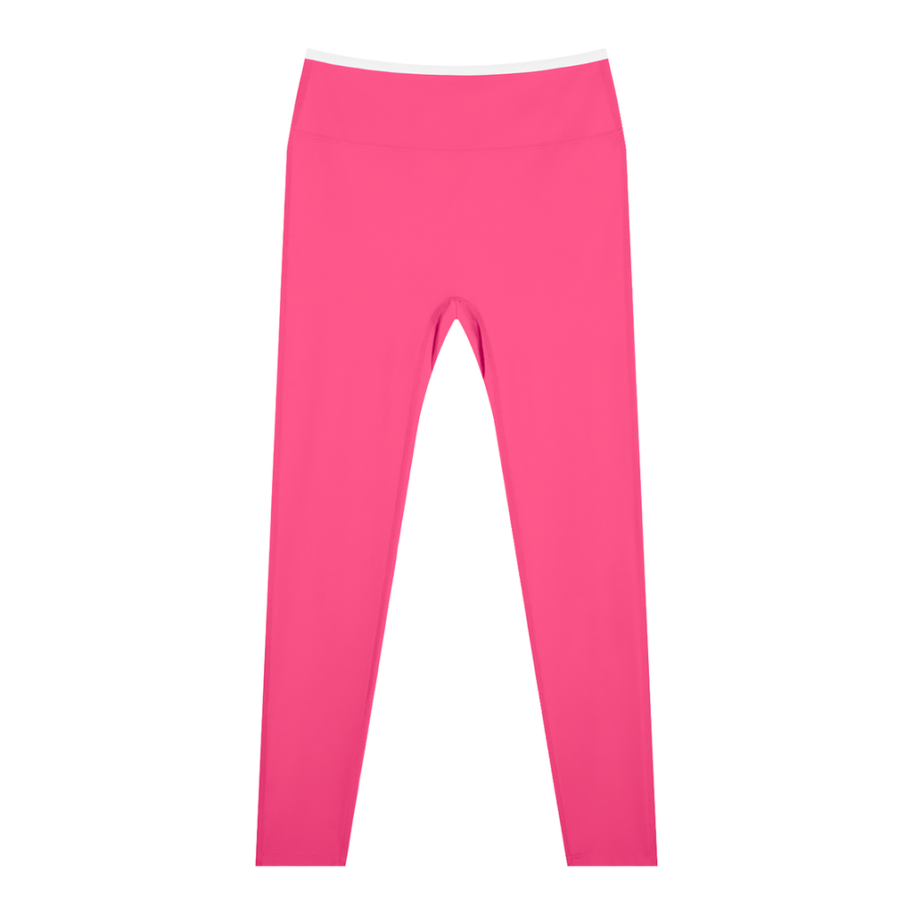 Trimmed High-Waisted Yoga Leggings