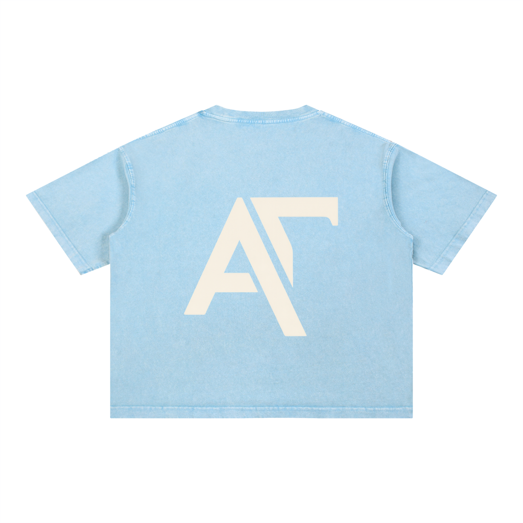 By Faith Mineral Wash Boxy Cotton T-Shirt