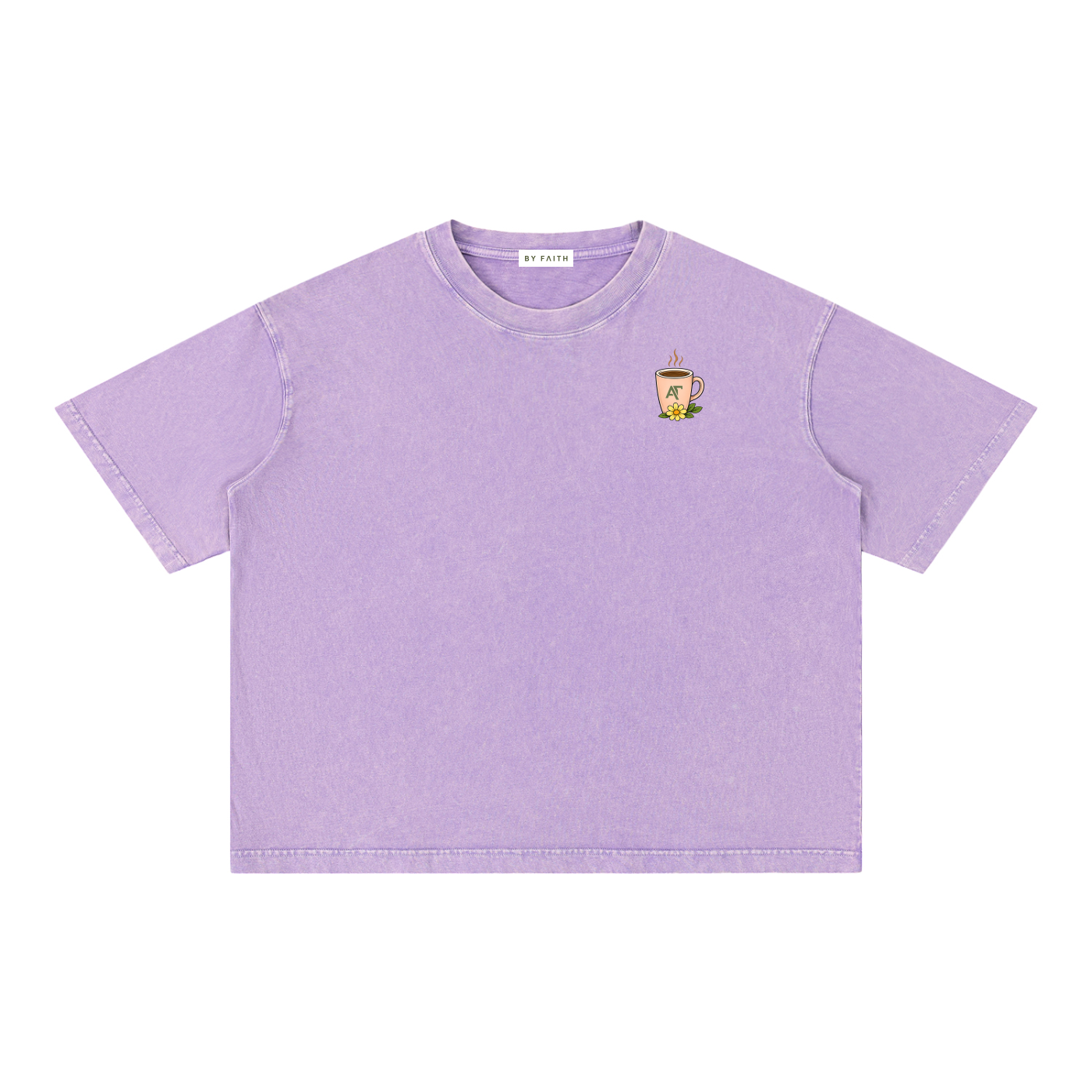 Coffee & Grace Boxy Cotton T-Shirt