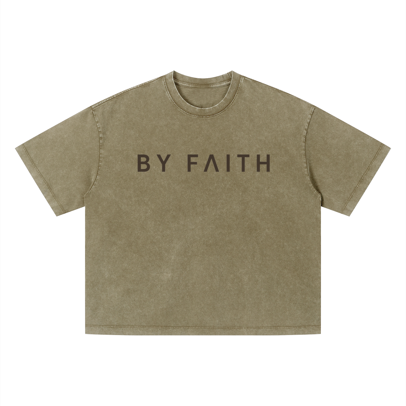 Men’s basic Vintage Wash Boxy T-Shirt