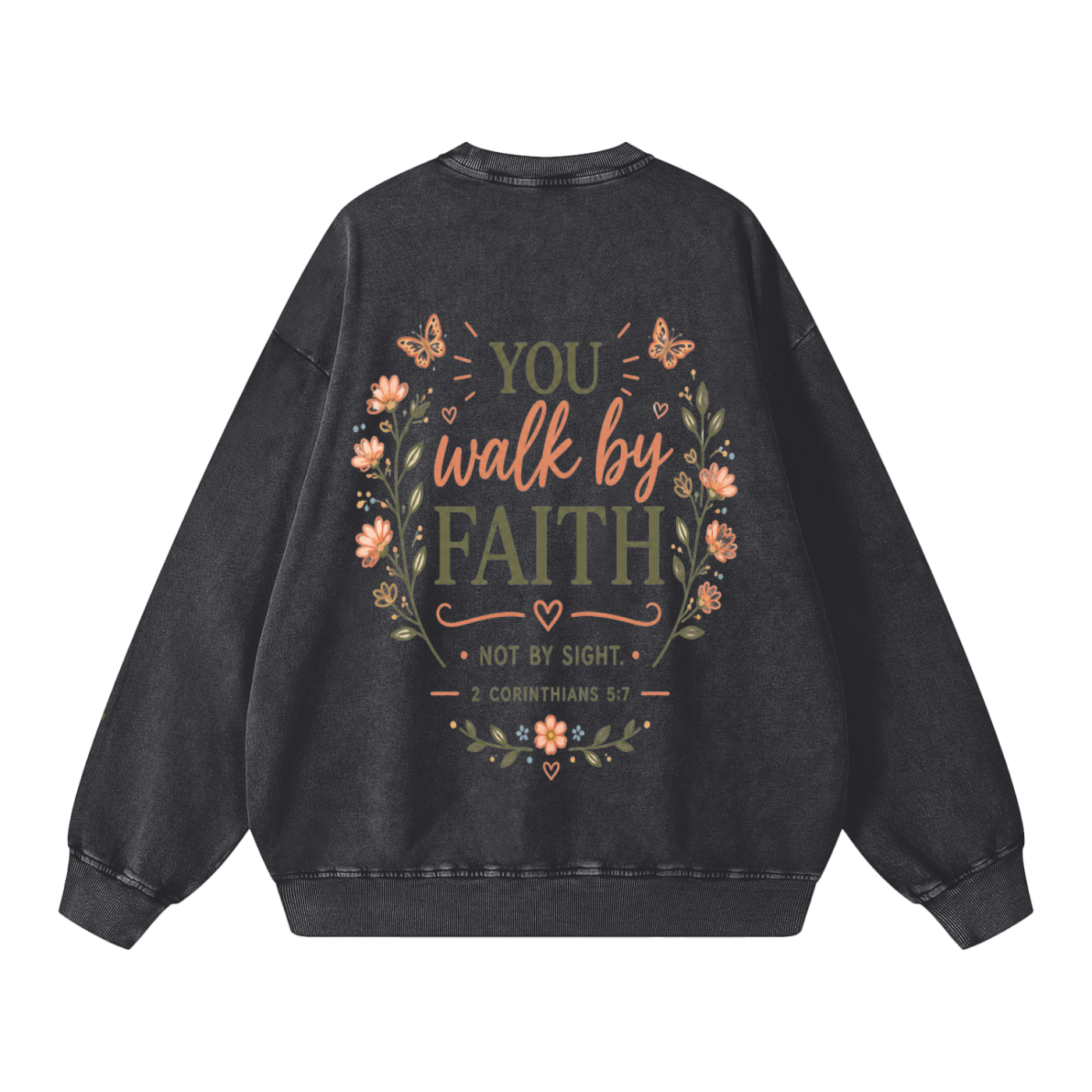 Walk By Faith Oversized Sweatshirt