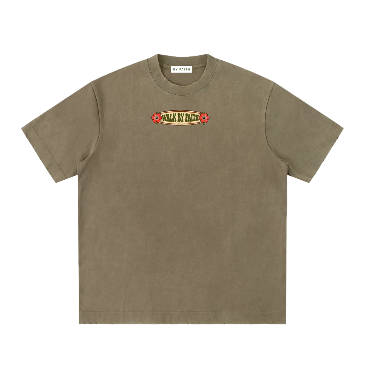 Retro Hibiscus Sign Tee