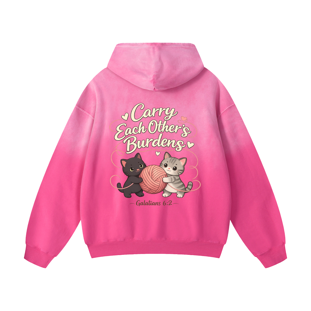By Faith Carry Each Other Oversized Hoodie