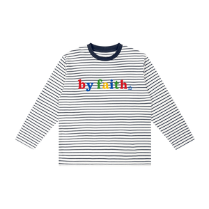 White with Navy Blue