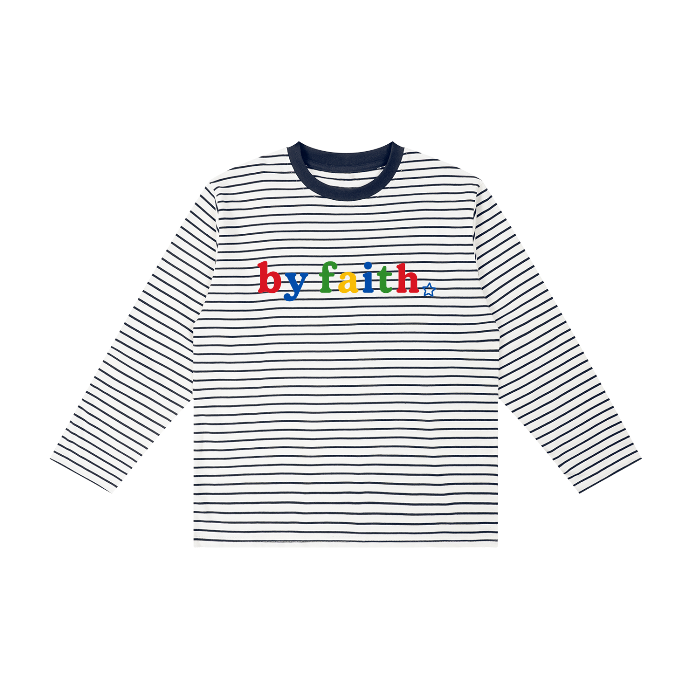 Kid's Primary Colors Long Sleeve T-Shirt
