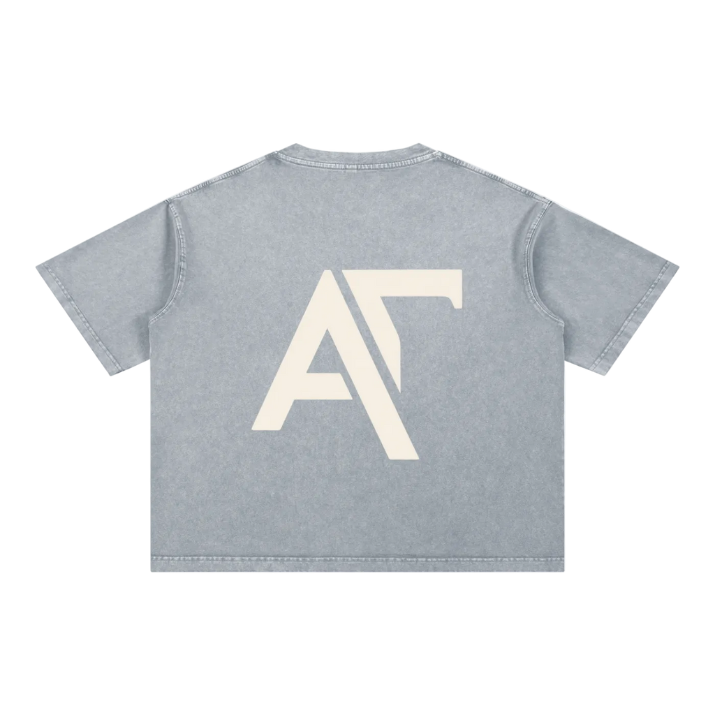 By Faith Mineral Wash Boxy Cotton T-Shirt