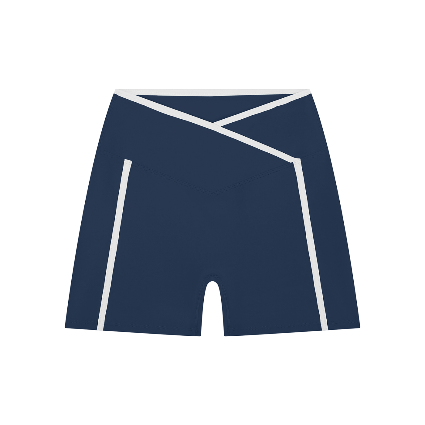 Color Block Yoga Shorts