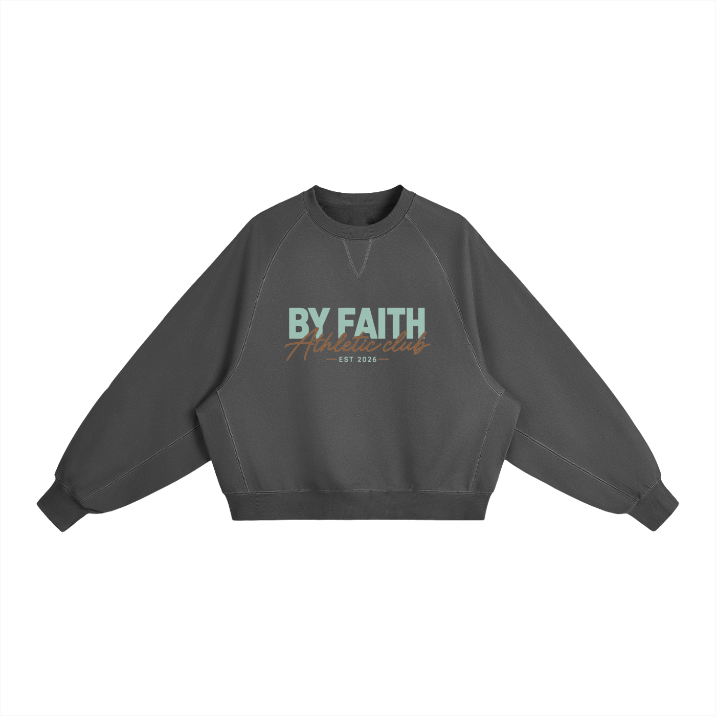 Athletic Club “Chocolate Mint” Boxy Sweatshirt