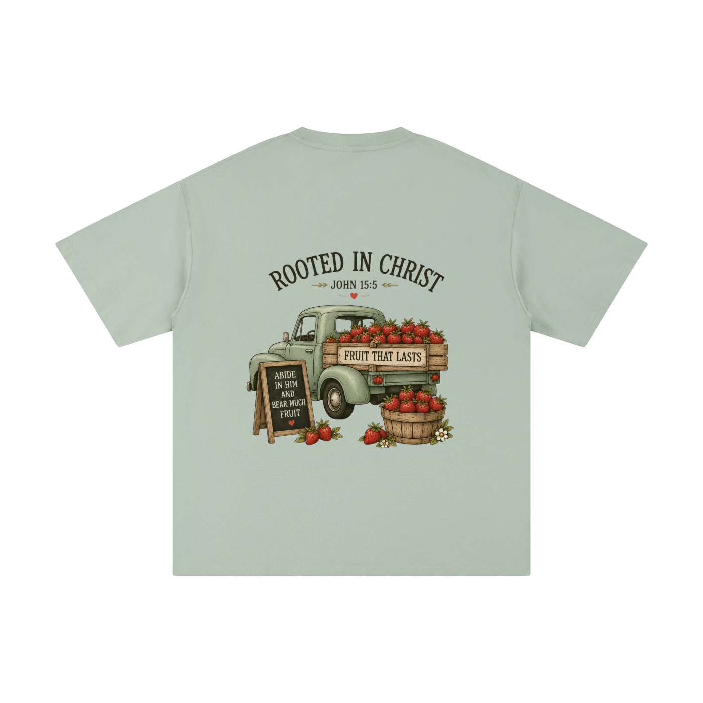 Rooted In Christ Pure Cotton T-Shirt