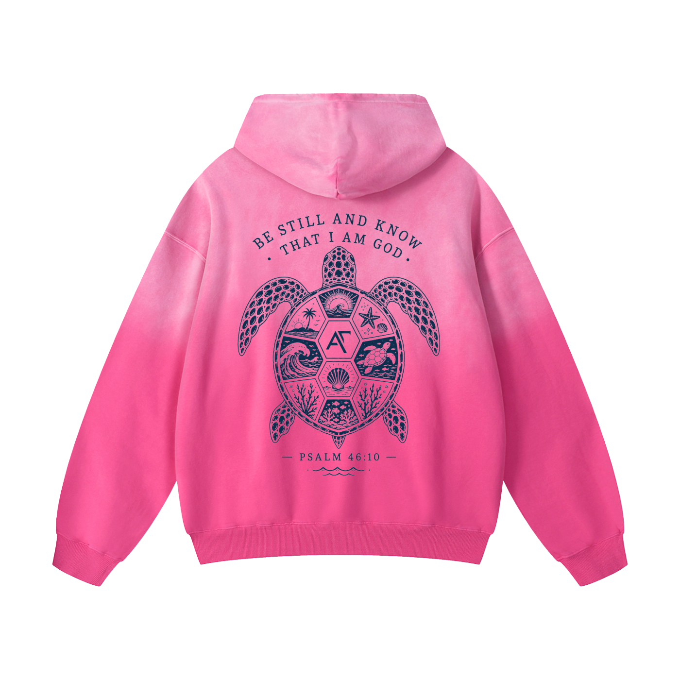 Be Still Turtle Sunfade Oversized Hoodie