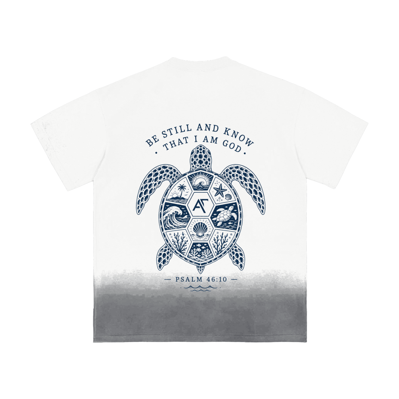 Be Still Turtle Sunfade Vintage Washed T-Shirt