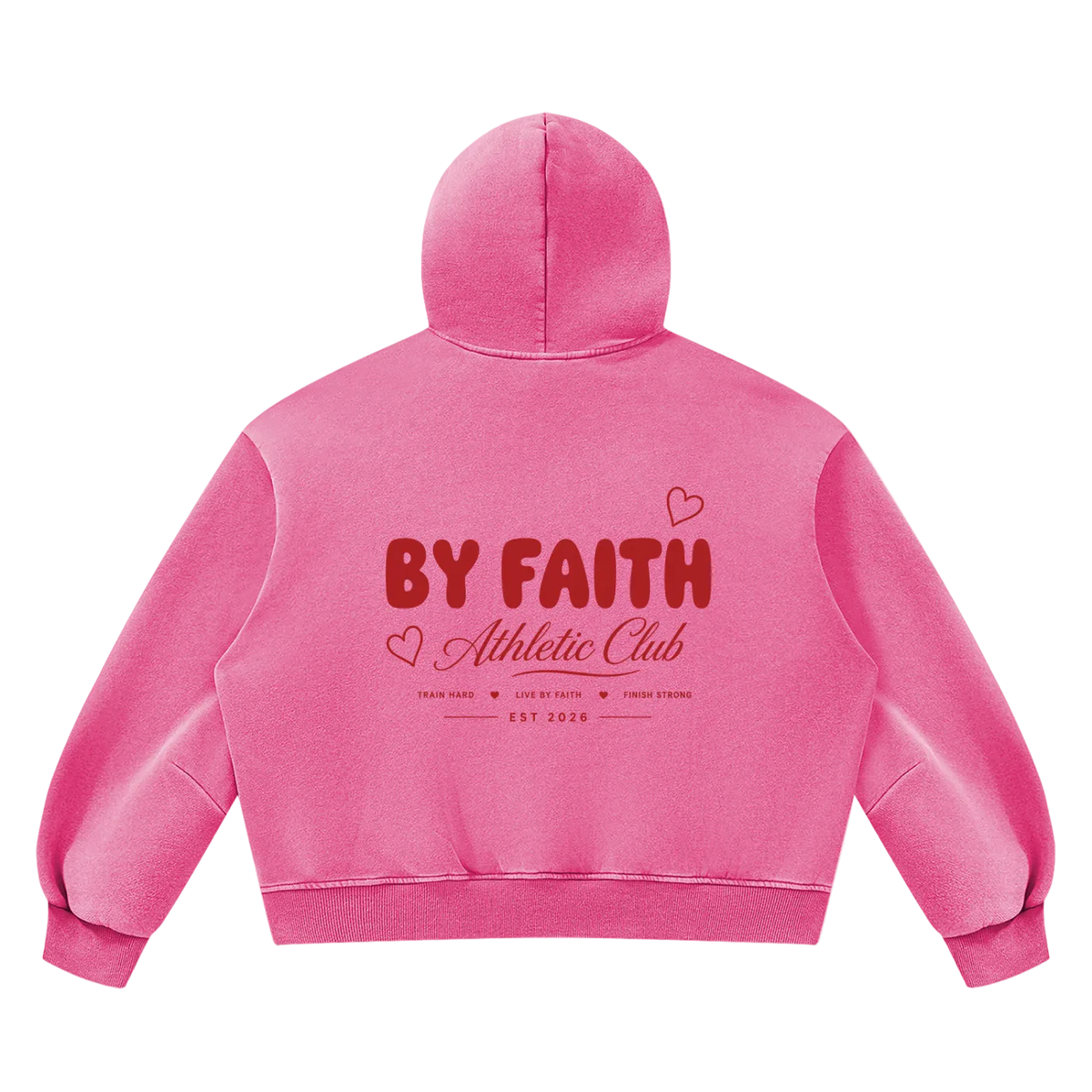 Athletic Club “Love” Boxy Hoodie