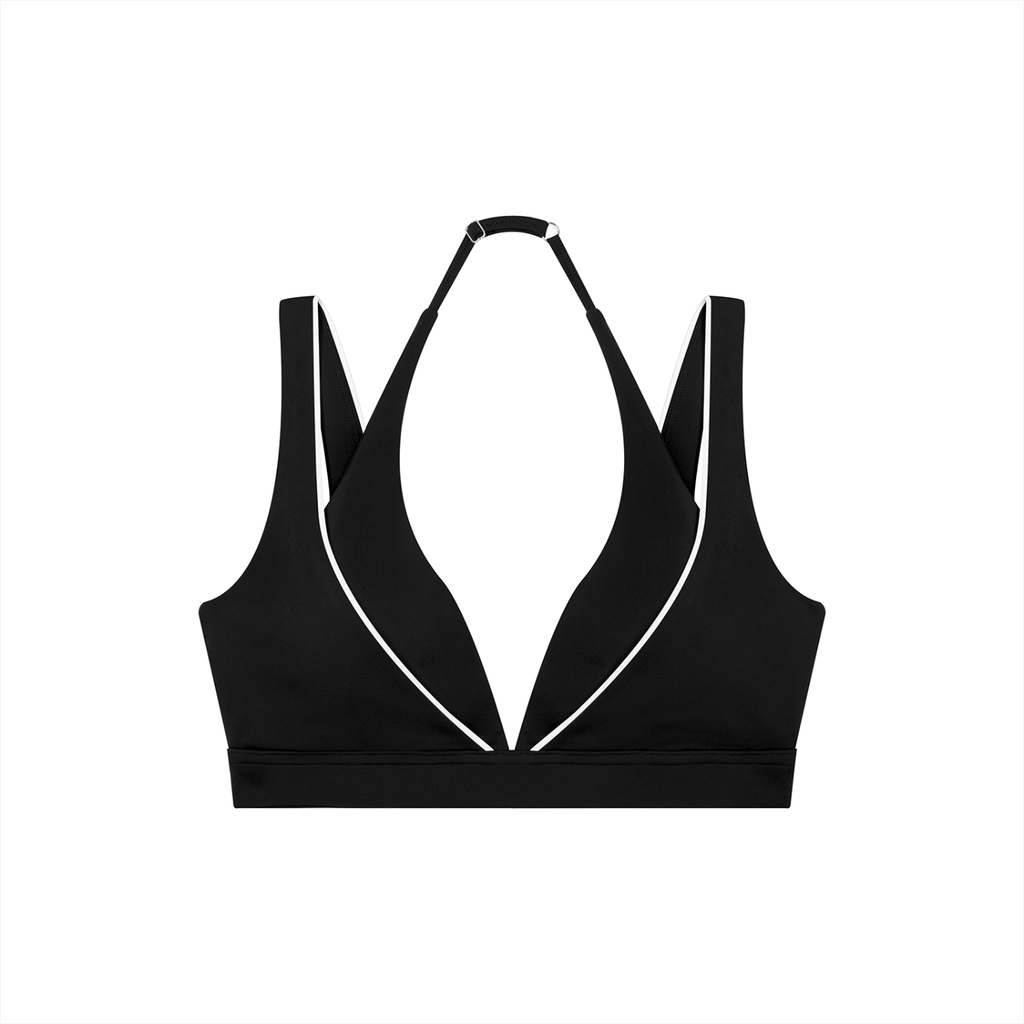 Pace Line Halter Neck Sports Bra
