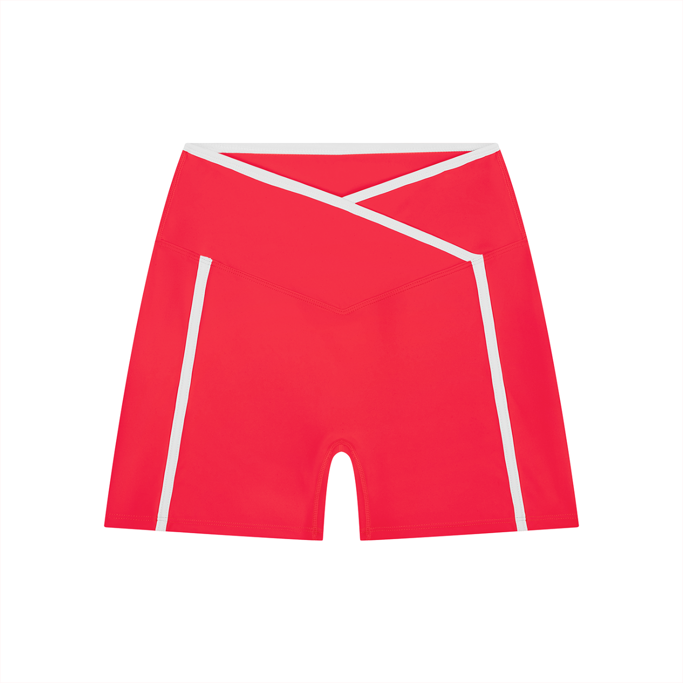 Color Block Yoga Shorts
