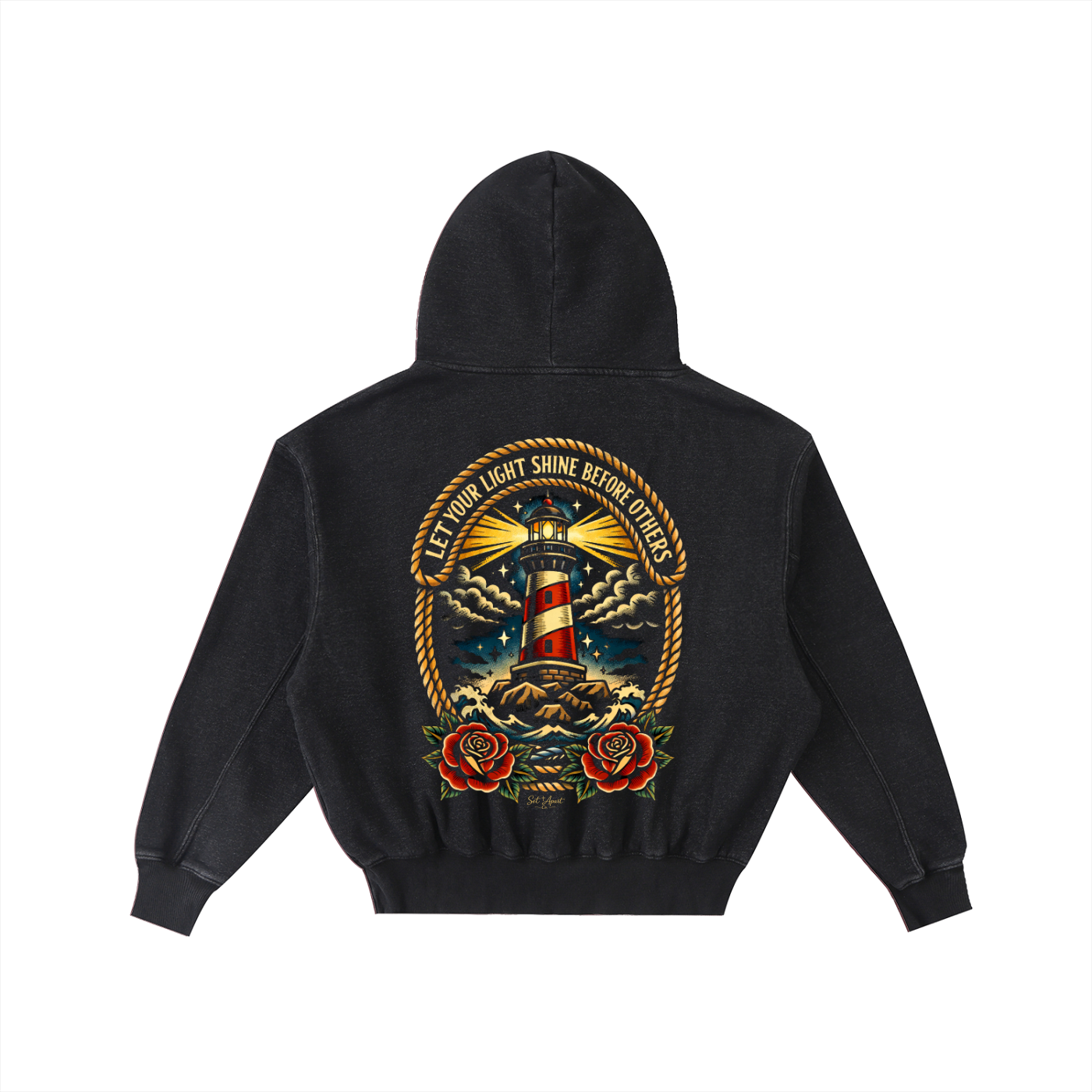 Let Your Light Shine Lighthouse Hoodie