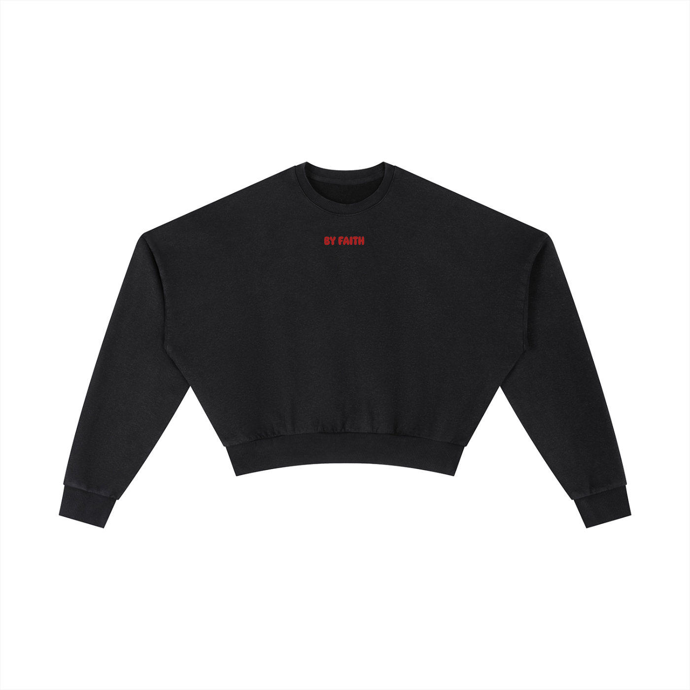 Athletic Club “Love” Cropped Sweatshirt