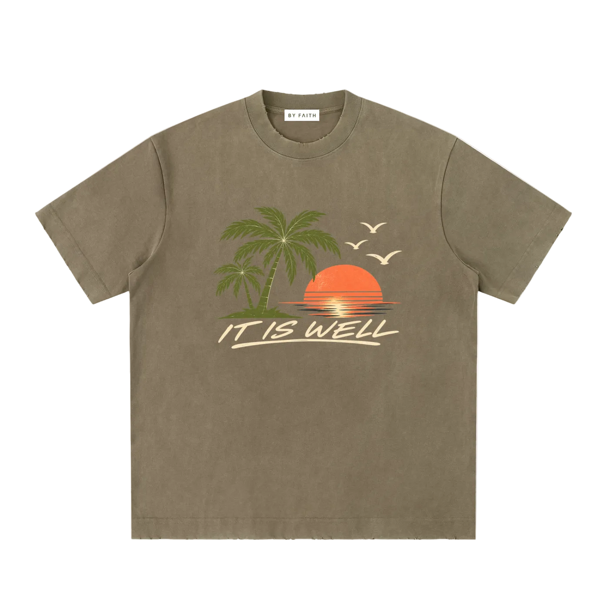 Retro “It Is Well” Tee