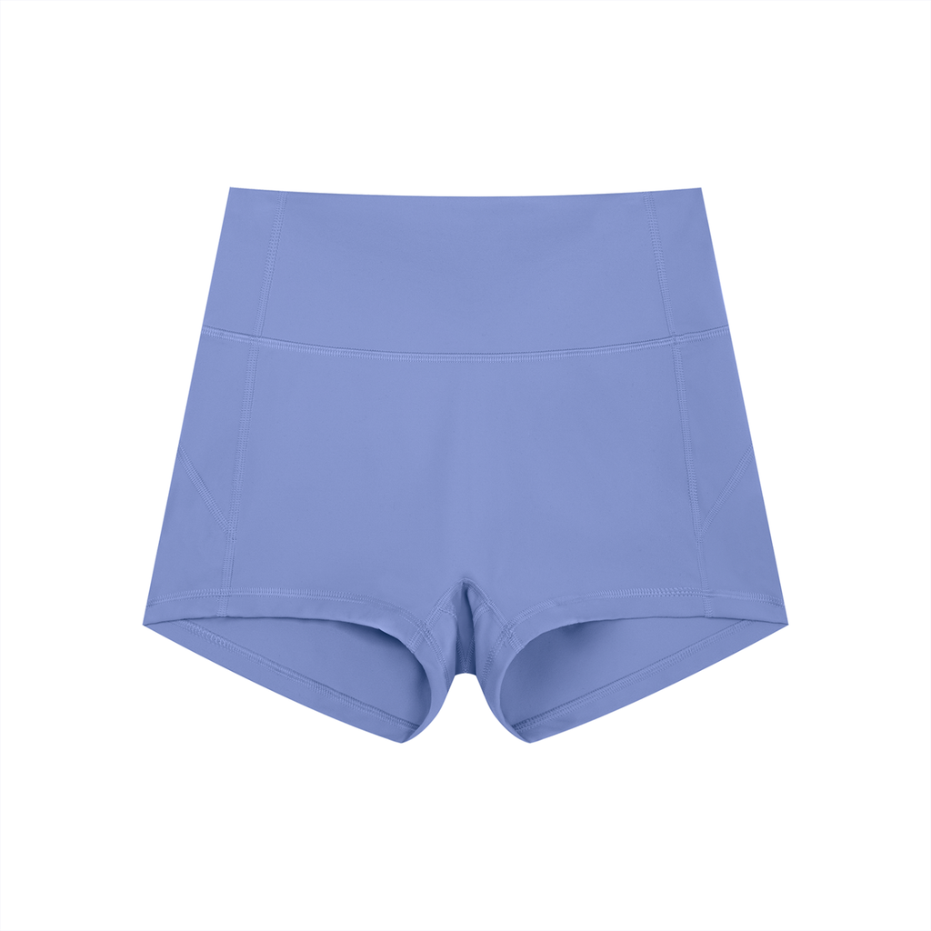 Athletic Club “Lilac” High-Waist Yoga Shorts