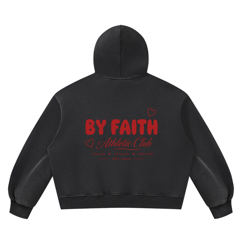Athletic Club “Love” Boxy Hoodie