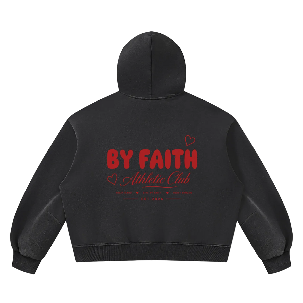 Athletic Club “Love” Boxy Hoodie