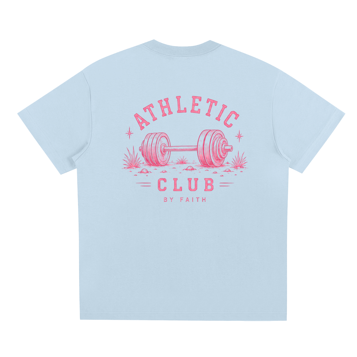 By Faith Athletic Club Goes Western Heavy Lifter Tee