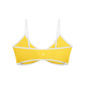 Ruched V-Neck Sports Bra