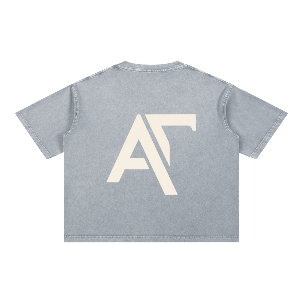 By Faith Mineral Wash Boxy Cotton T-Shirt