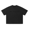 Men’s basic black Vintage Wash Boxy T-Shirt