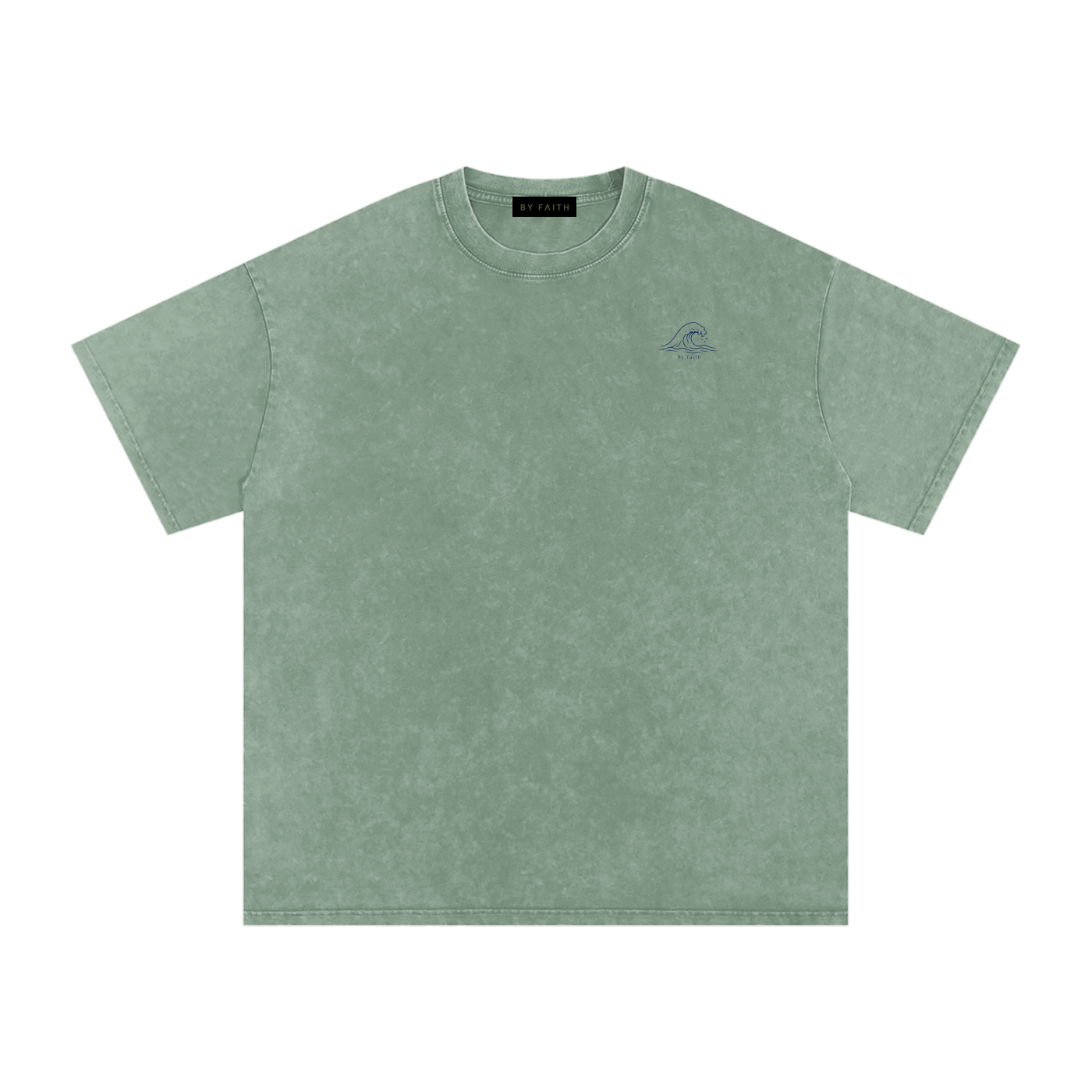 Sunset Snow Washed Oversized Cotton T-Shirt