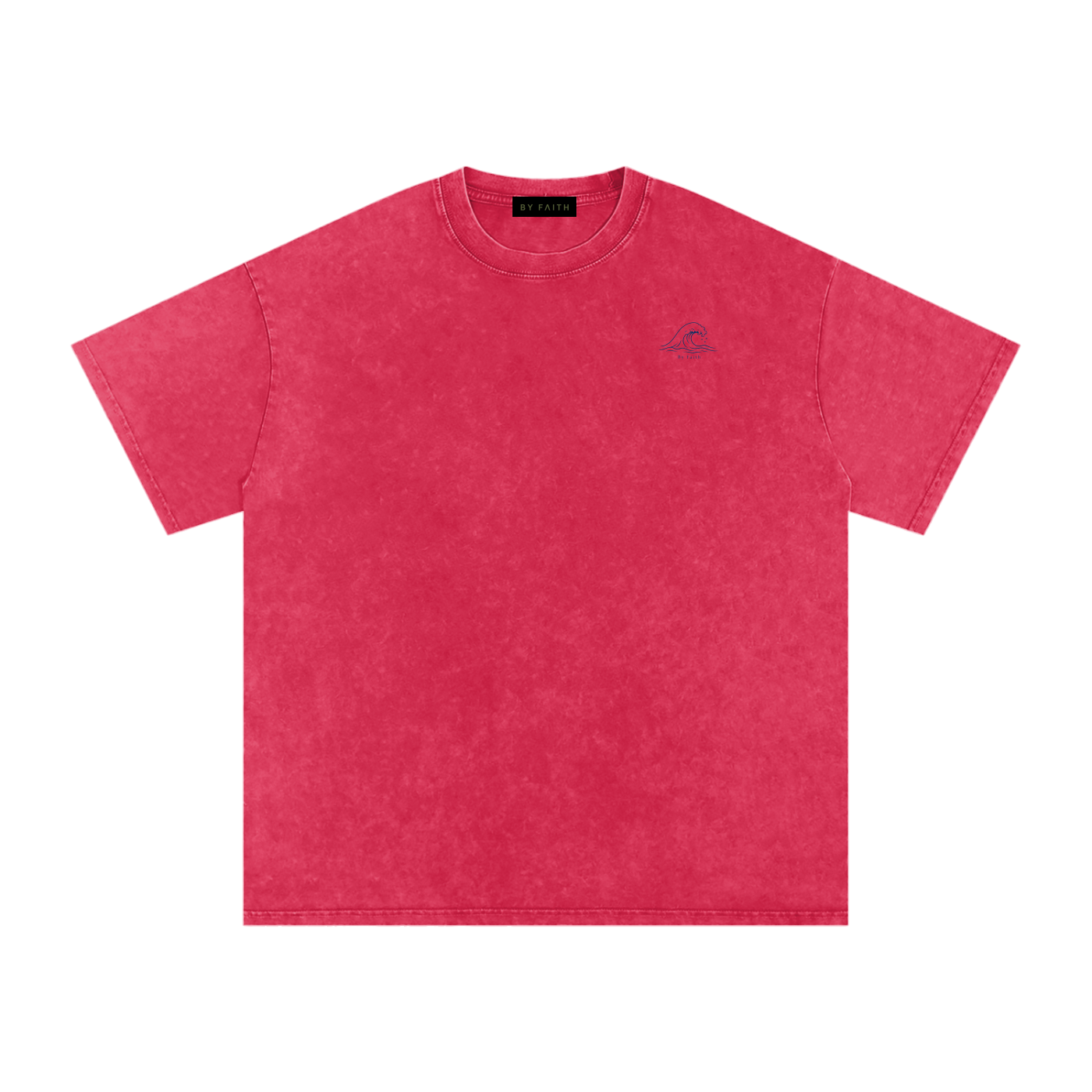 Sunset Snow Washed Oversized Cotton T-Shirt