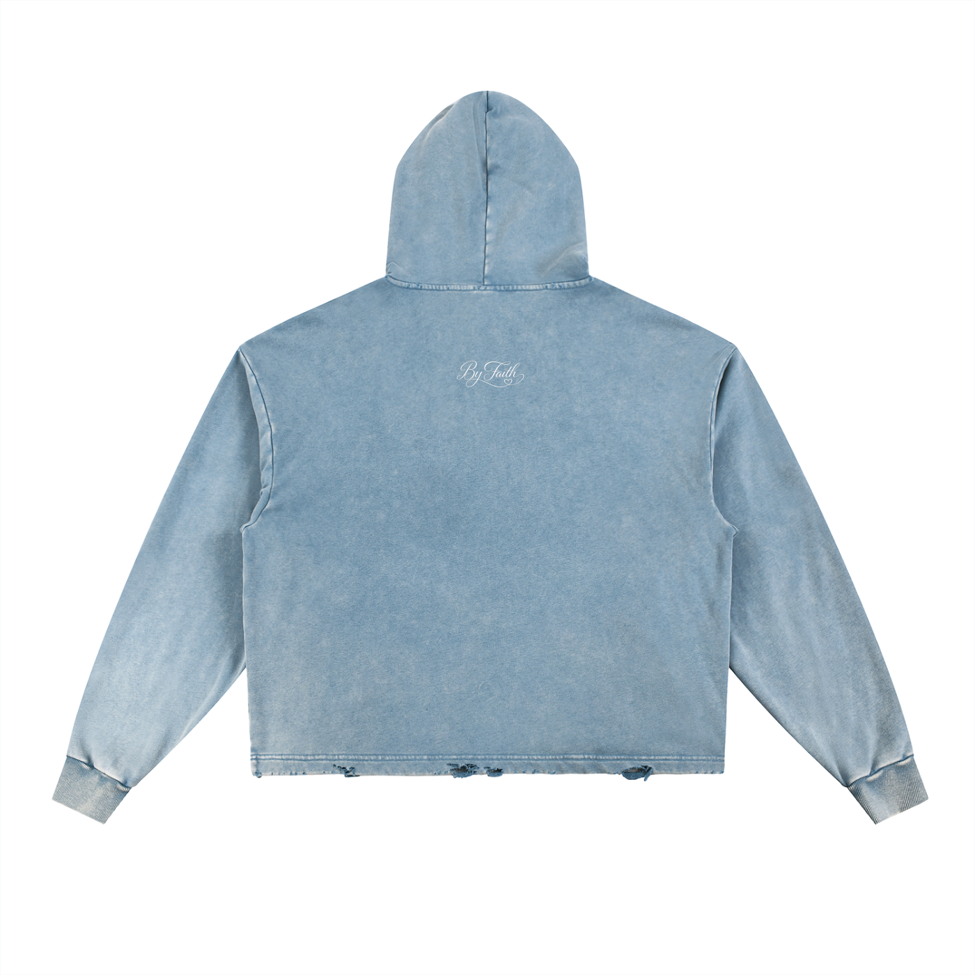 Set Your Mind Frayed-Hem Hoodie