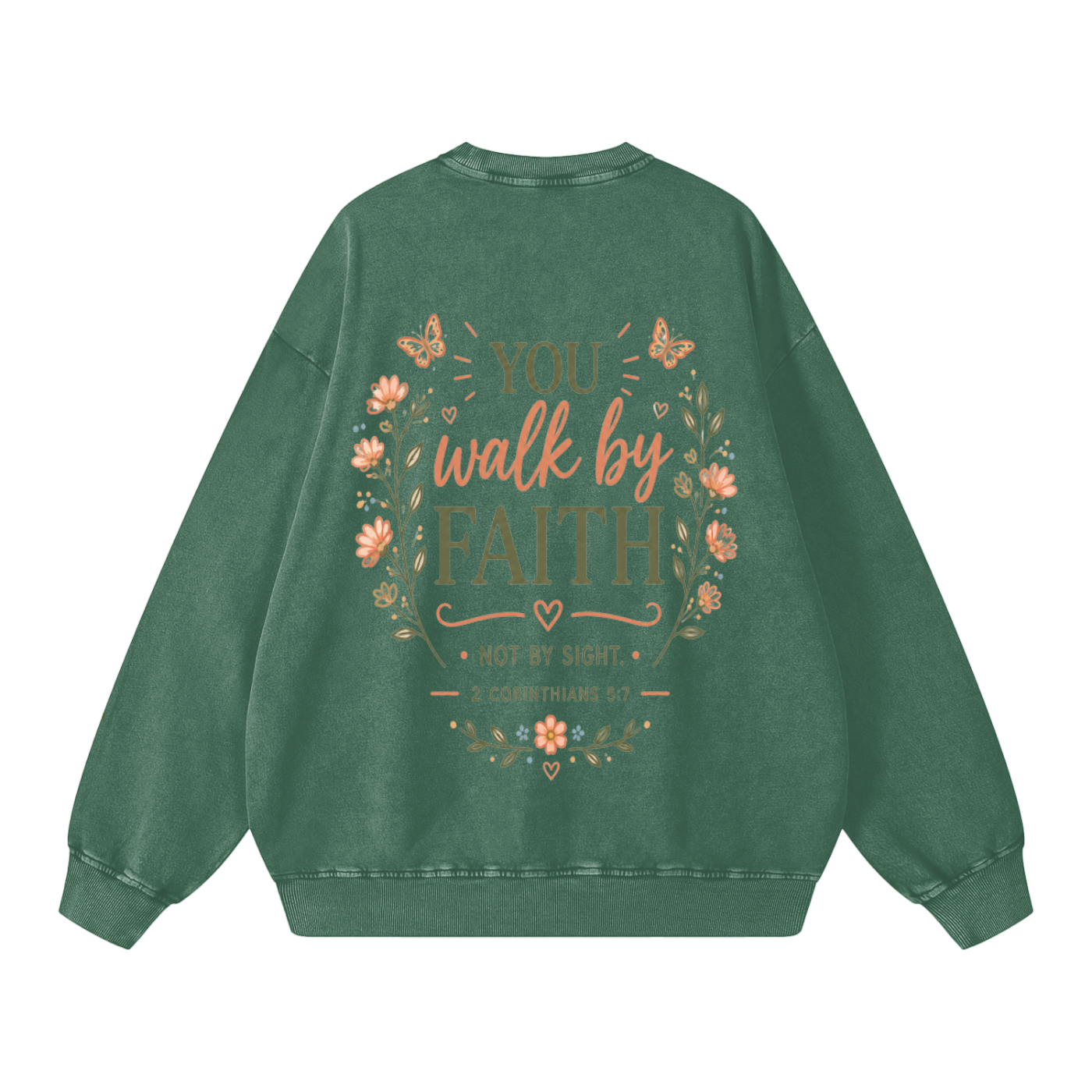 Walk By Faith Oversized Sweatshirt