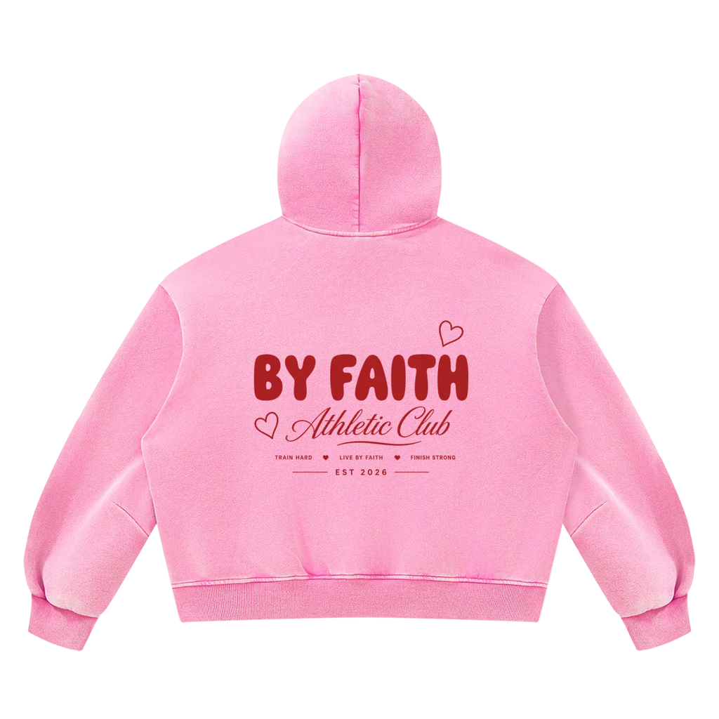 Athletic Club “Love” Boxy Hoodie